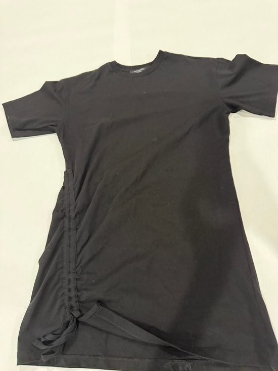 All Saints Dresses & Skirts - AllSaints Black Tee Dress Side Ruched XS New